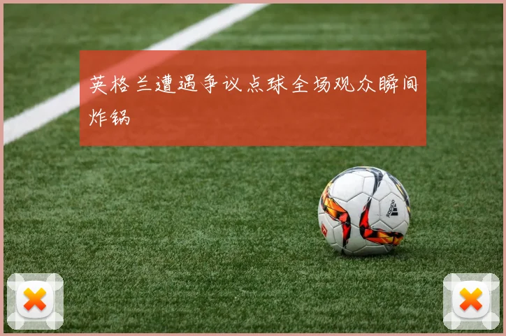 英格兰遭遇争议点球全场观众瞬间炸锅